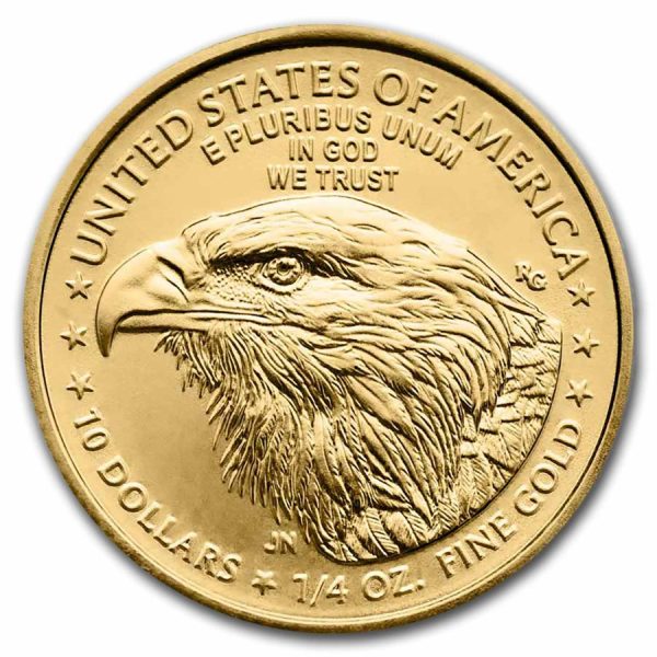 1/4 oz American Gold Eagle - Reverse