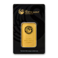 1 oz Perth Mint Gold Bar Obverse