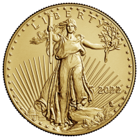 1 oz american gold eagle obverse