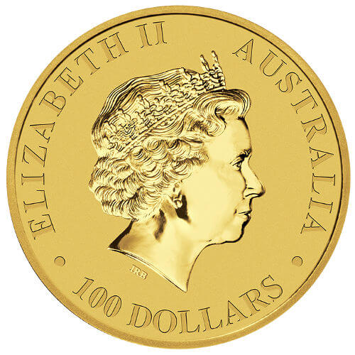 1 oz Australian Gold Kangaroo Obverse