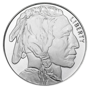 1 oz buffalo silver round obverse