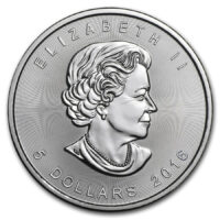 1 oz Canadian Silver Maple Obverse