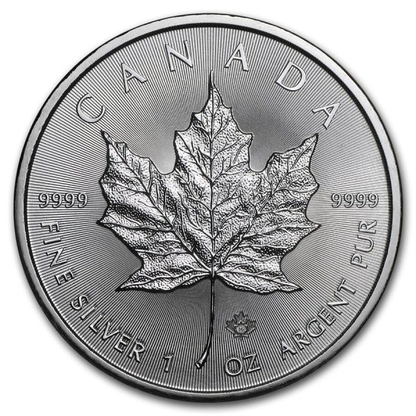 1 oz Canadian Silver Maple Reverse