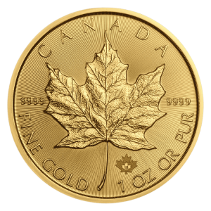 1 oz gold maple obverse