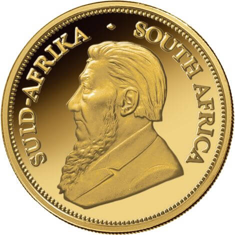 1 oz South African Gold Krugerrand Obverse
