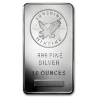 10 oz Silver Bar (Varied Mint)