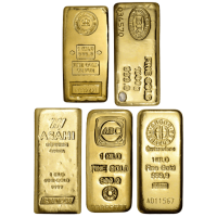 kilo gold bar front