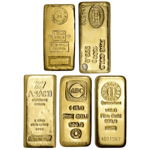 kilo gold bar front