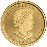 1/4 oz Canadian Maple Leaf - Obverse
