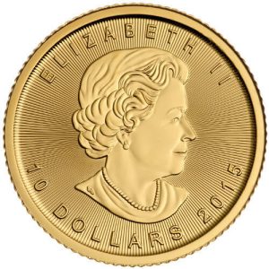 1/4 oz Canadian Maple Leaf - Obverse