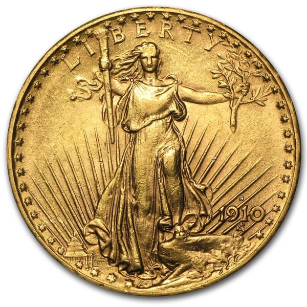 Saint Gaudens Gold Double Eagle Obverse