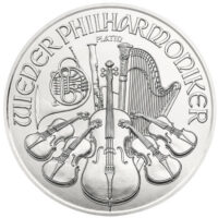 1 oz Austrian Platinum Philharmonic Obverse