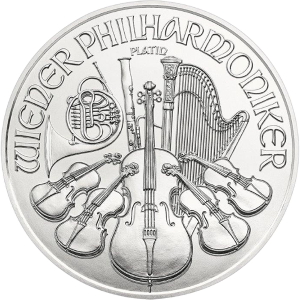 1 oz platinum philharmonic obverse
