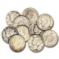 $100 90% Junk Silver (Mixed Halves/Quarters/Dimes)