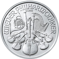 1 oz austrian silver philharmonic obverse