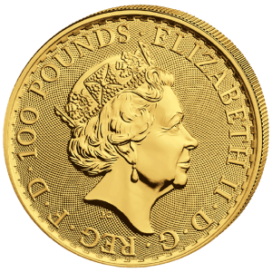 1 oz Gold Britannia - Obverse