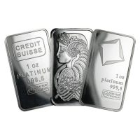1 oz Platinum Bar (Varied Mint)