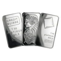 1 oz platinum bar