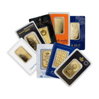 1 oz Gold Bar (Varied Mint)