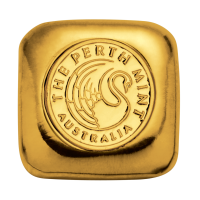 1 oz Perth Mint Gold Bar (Cast)