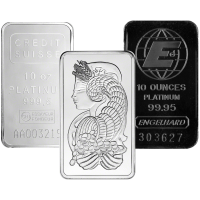 10 oz Platinum Bar- Front