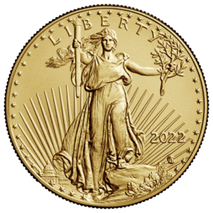1 oz american gold eagle obverse