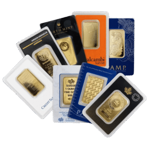 1 oz gold bars