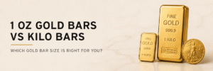 Comparison of gold bar sizes