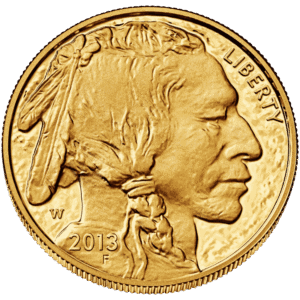 1 oz gold buffalo front