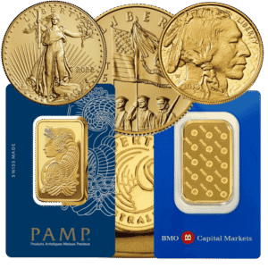 1 oz gold coins bars