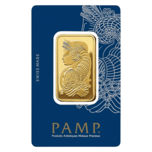 1 oz pamp suisse fortuna gold bar front