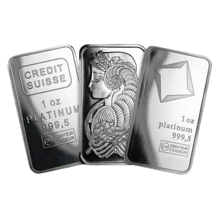 1 oz platinum bar