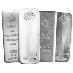 100 oz silver bar