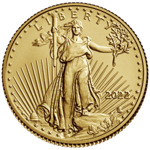 1/10th oz gold eagle obv
