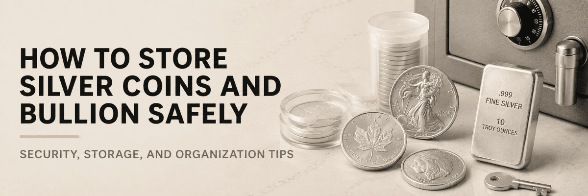 Silver coins and bullion storage tips