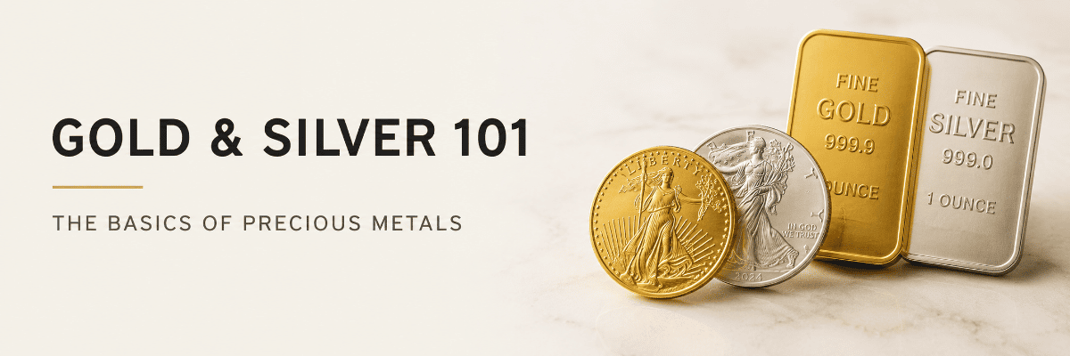 Gold and silver educational materials